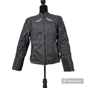 Nylon Motorcycle Armoured Jacket Medium